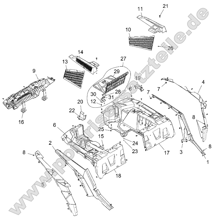 Body, Rear Rack and Fenders