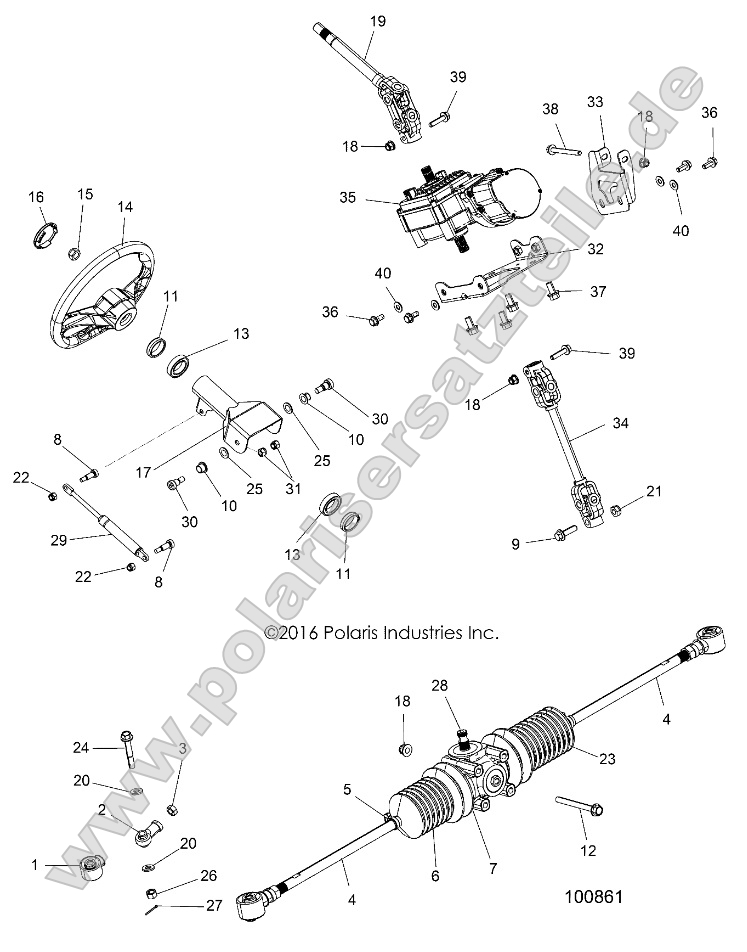 Steering, Steering Asm.