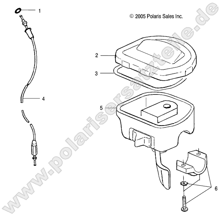 CONTROLS, THROTTLE ASM./CABLE
