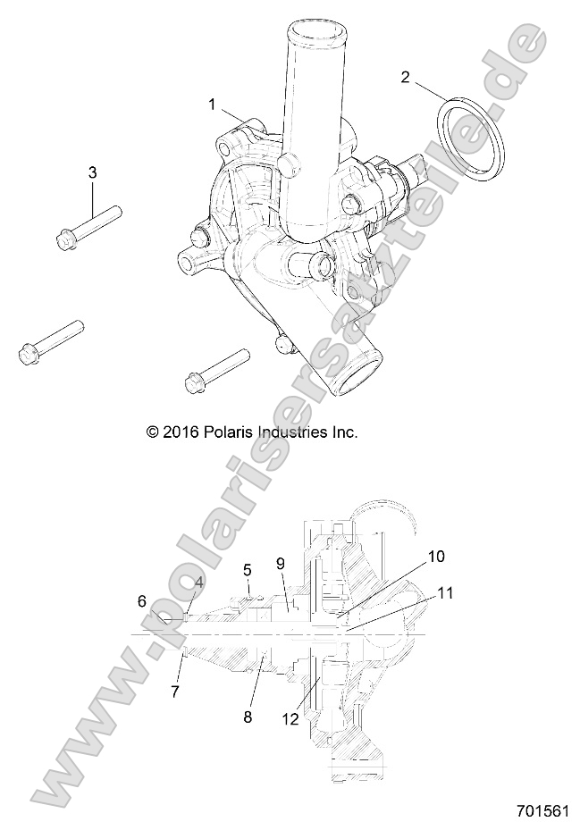 Engine, Cooling, Waterpump