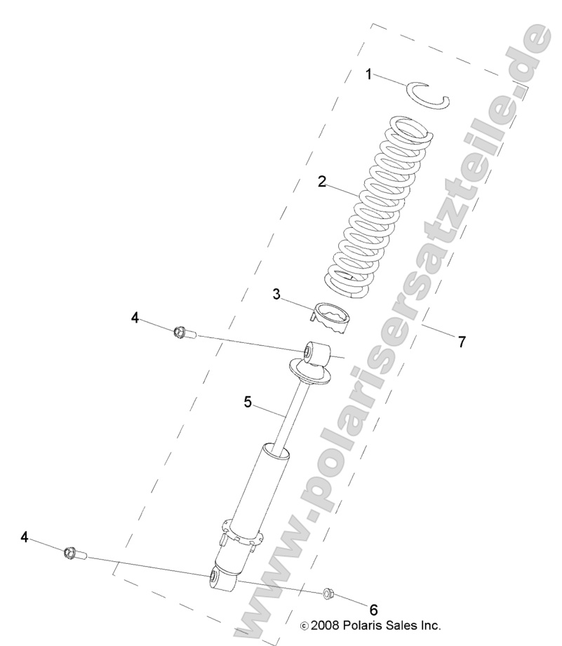 SUSPENSION, SHOCK, REAR