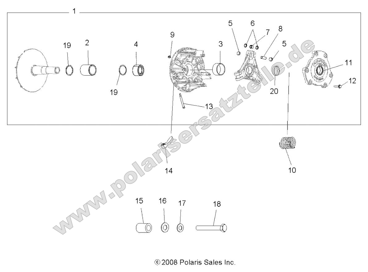 Drive Train, Primary Clutch