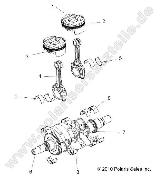 ENGINE, CRANKSHAFT and PISTON