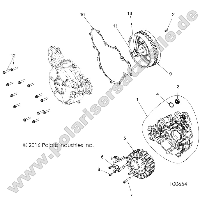 Engine, Stator and Cover