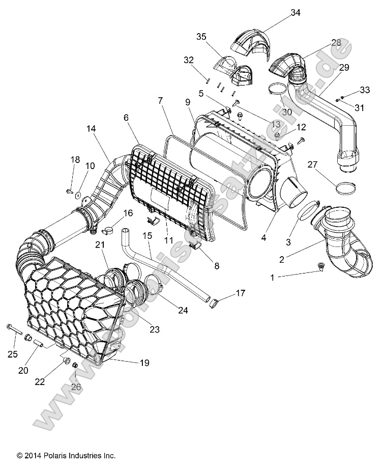 Engine, Air Intake System (49RGRAIRBOX151000AL)