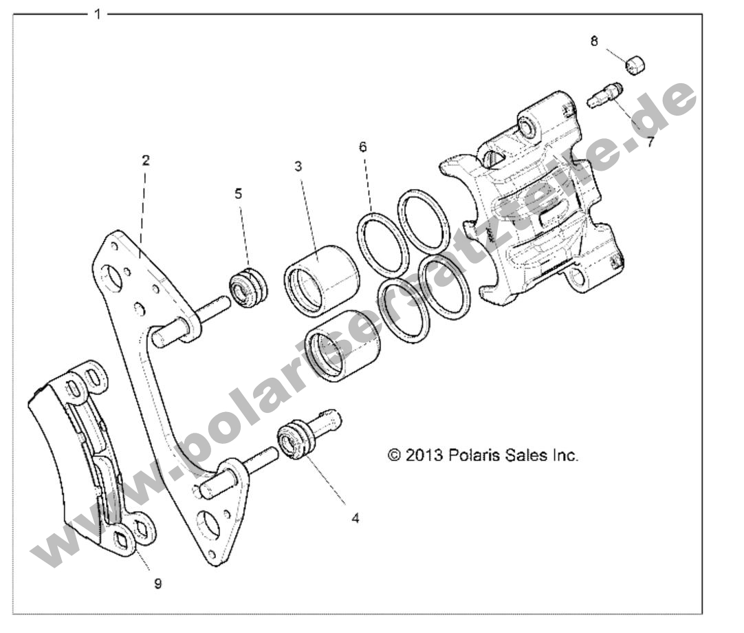 BRAKES, FRONT CALIPER