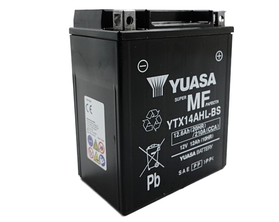 Yuasa YTX14AHL-BS AGM Batterie 12V 12AH CP - Einbaufertig (YB14L-A2 12N14-3A) Yuasa YTX14AHL-BS AGM Batterie 12V 12AH CP - Einbaufertig (YB14L-A2 12N14-3A)