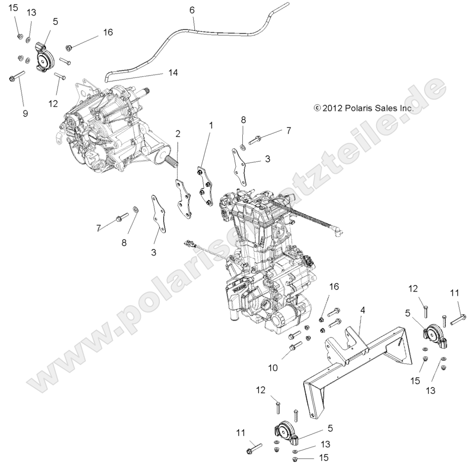 ENGINE, ENGINE and TRANSMISSION MOUNTING