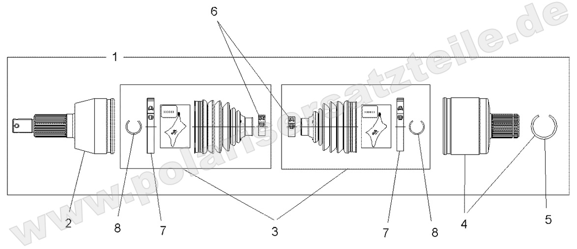 DRIVE TRAIN, DRIVE SHAFT, REAR