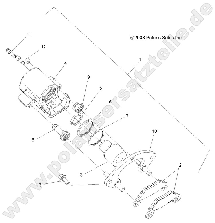 BRAKES, REAR CALIPER