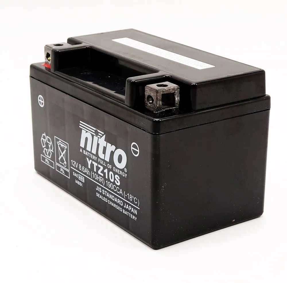 Nitro_NTZ10S___YTZ10S_SLA_GEL_AGM_Batterie_2 Nitro NTZ10S / YTZ10S SLA GEL AGM Batterie 12V 8,6AH - Einbaufertig (YTZ10S-BS)