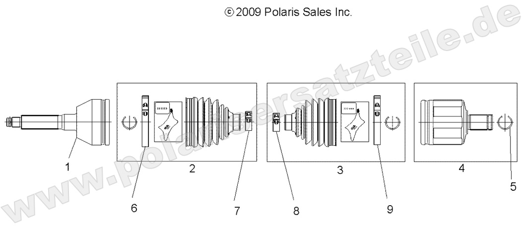 DRIVE TRAIN, FRONT DRIVE SHAFT