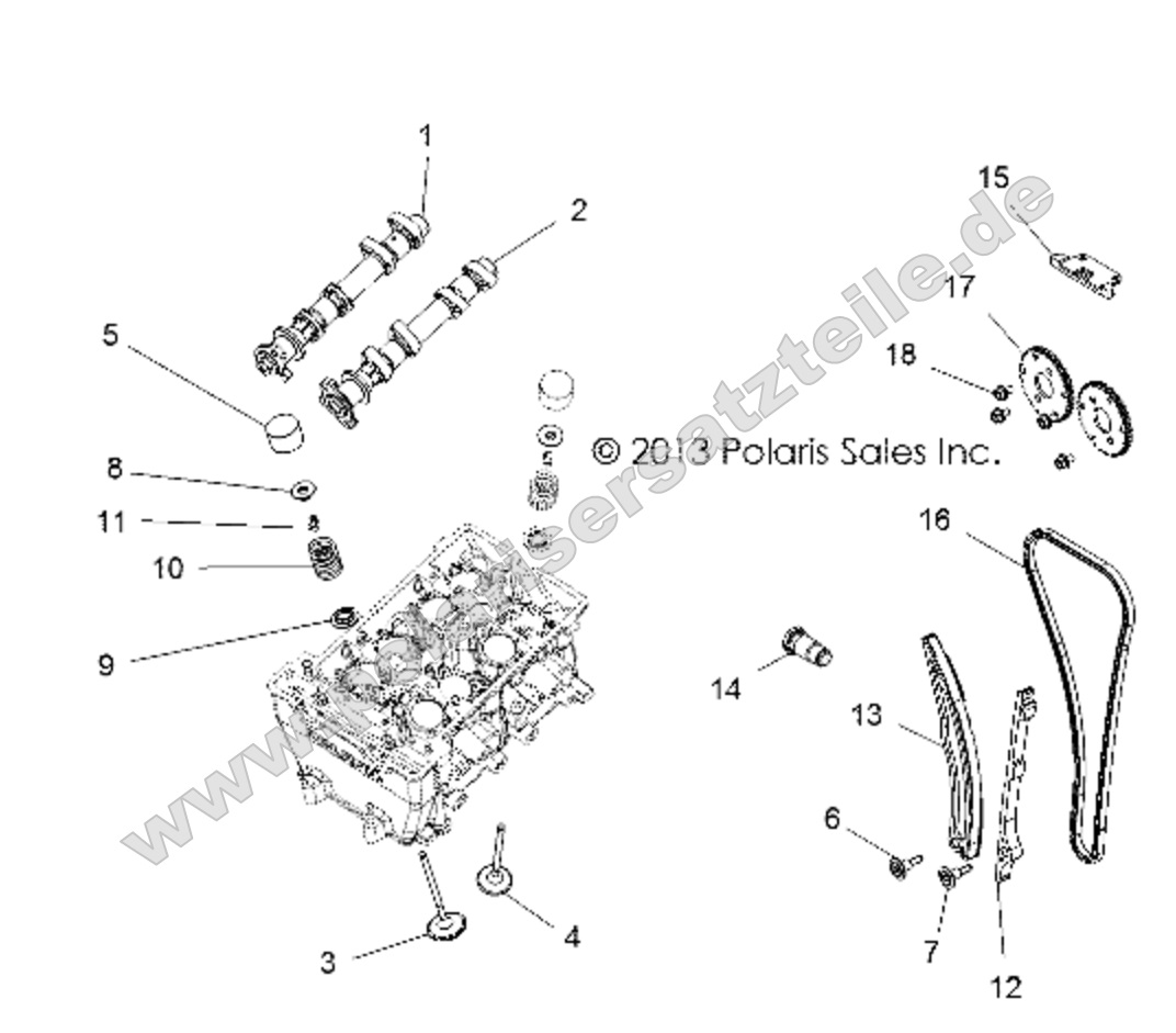 ENGINE, VALVES and CAMSHAFTS