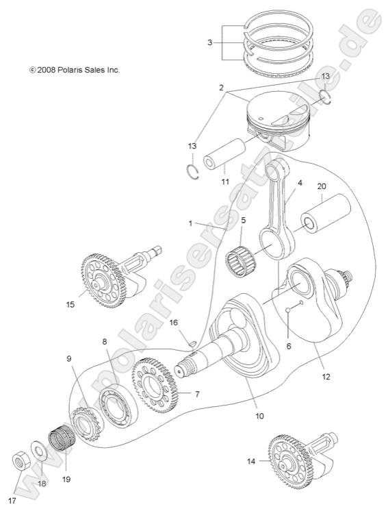 ENGINE, CRANKSHAFT and PISTON