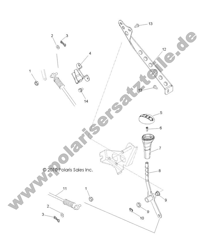drive train gear selector