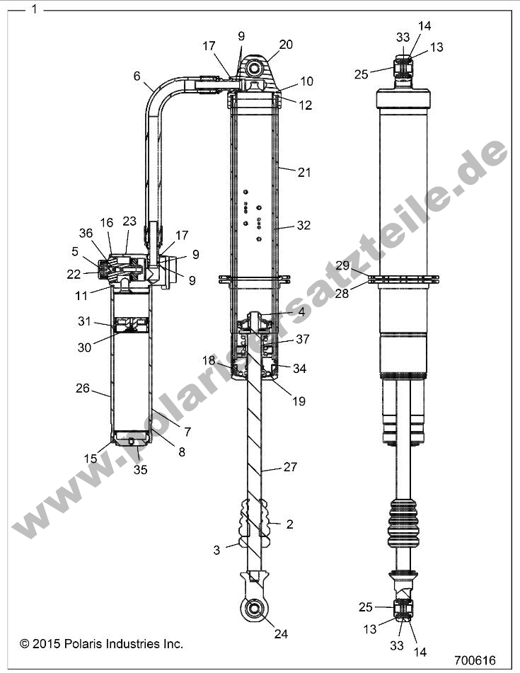 SUSPENSION, REAR SHOCK