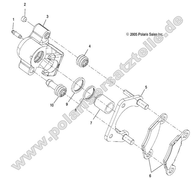 BRAKES, REAR CALIPER