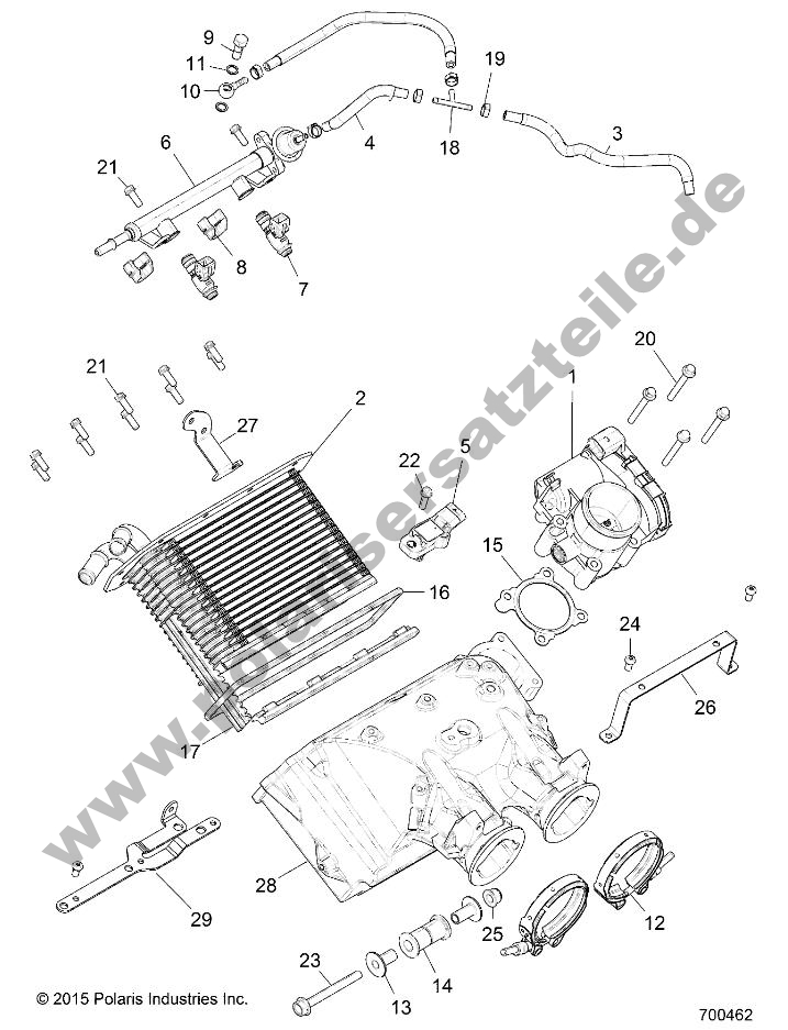 ENGINE, AIR INTAKE MANIFOLD