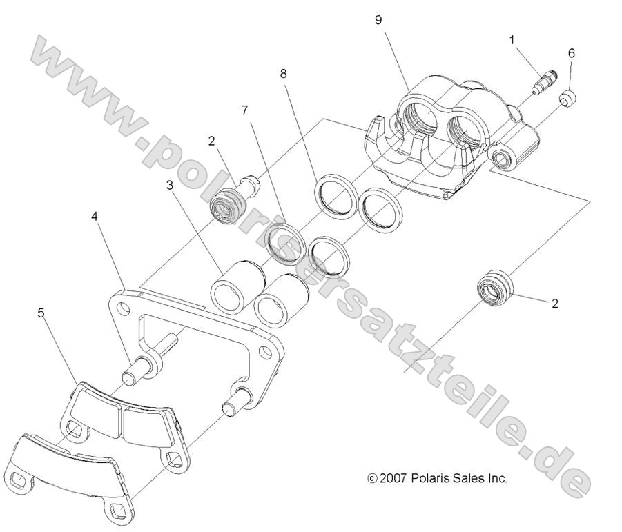 BRAKES, FRONT CALIPER