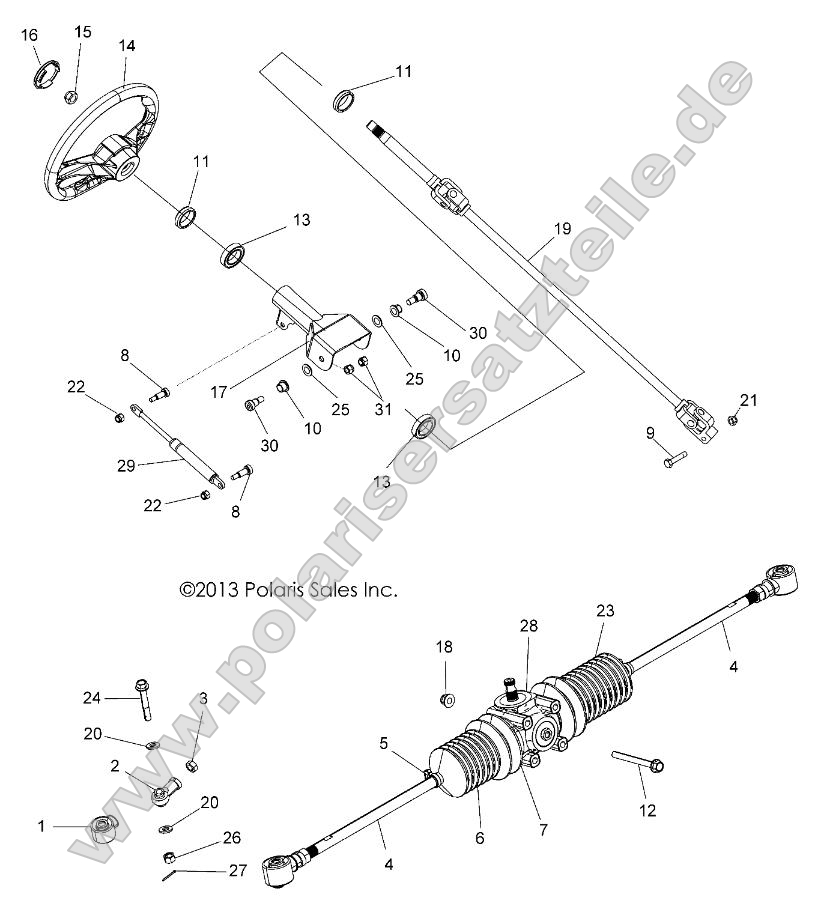 Steering, Steering Asm.