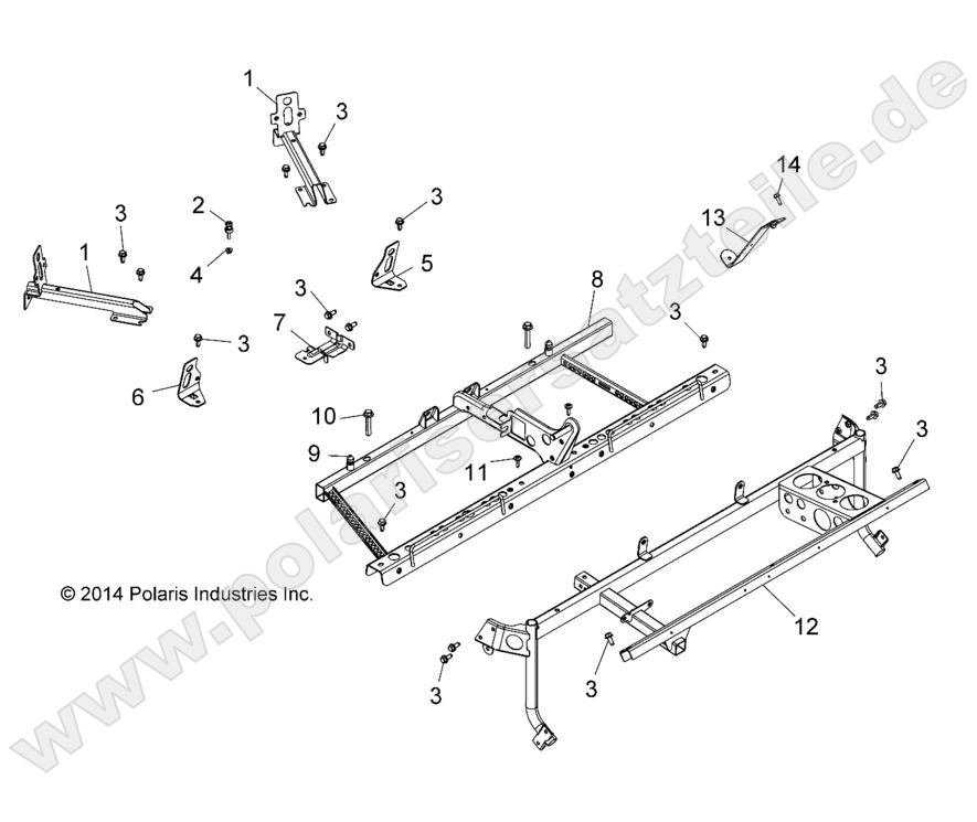 CHASSIS, MAIN FRAME MOUNTS
