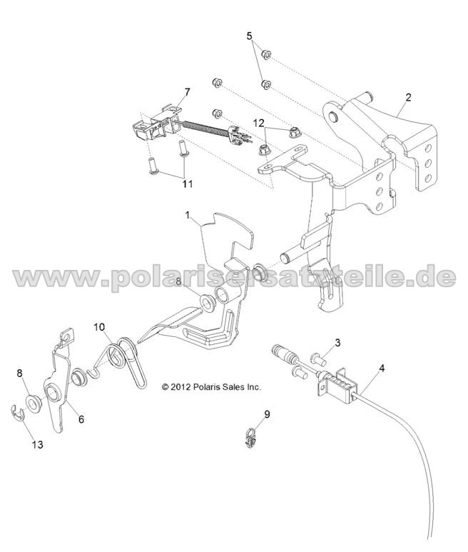 ENGINE, THROTTLE PEDAL