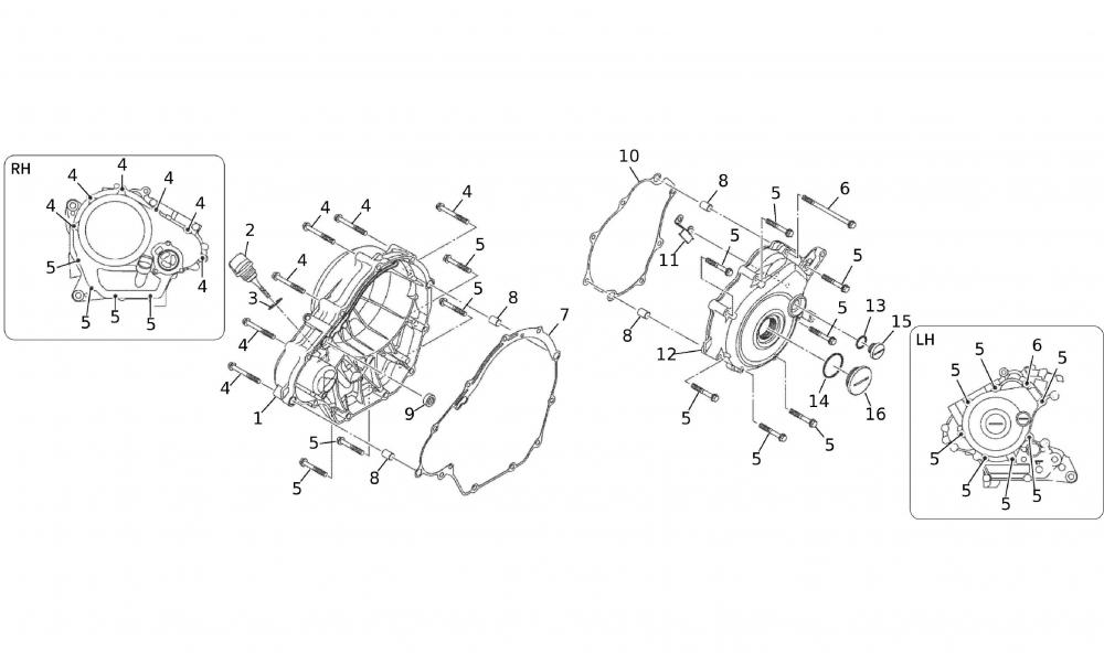 52493_60 Kupplungsdeckel / Lichtmaschinendeckel