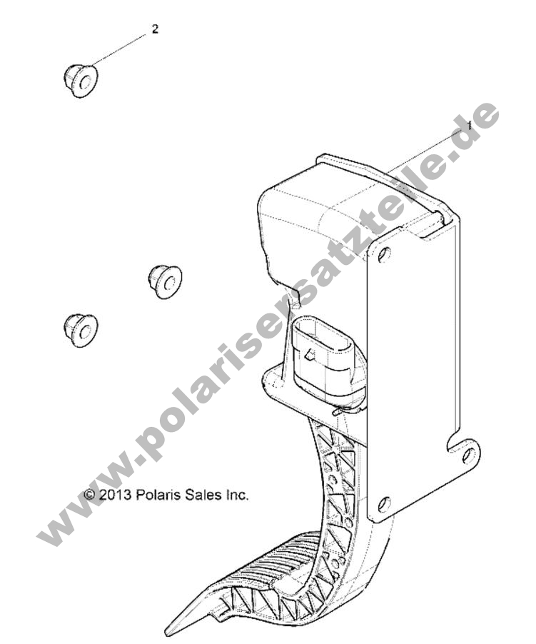 ENGINE, THROTTLE PEDAL