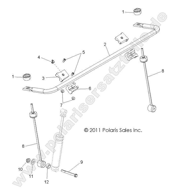 SUSPENSION, STABILIZER BAR, FRONT