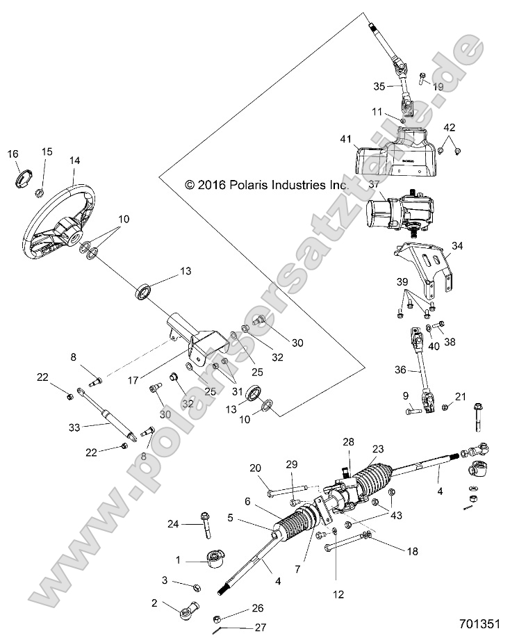 Steering, Steering Asm.