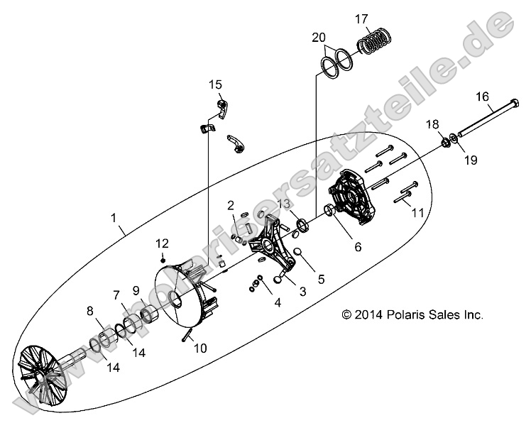 Drive Train, Primary Clutch