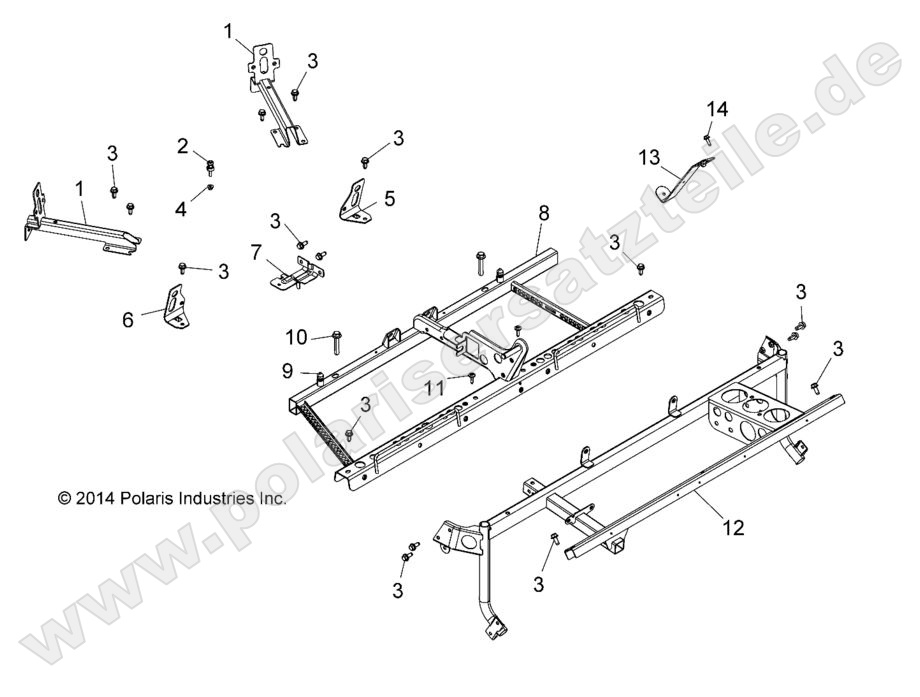 CHASSIS, MAIN FRAME MOUNTS