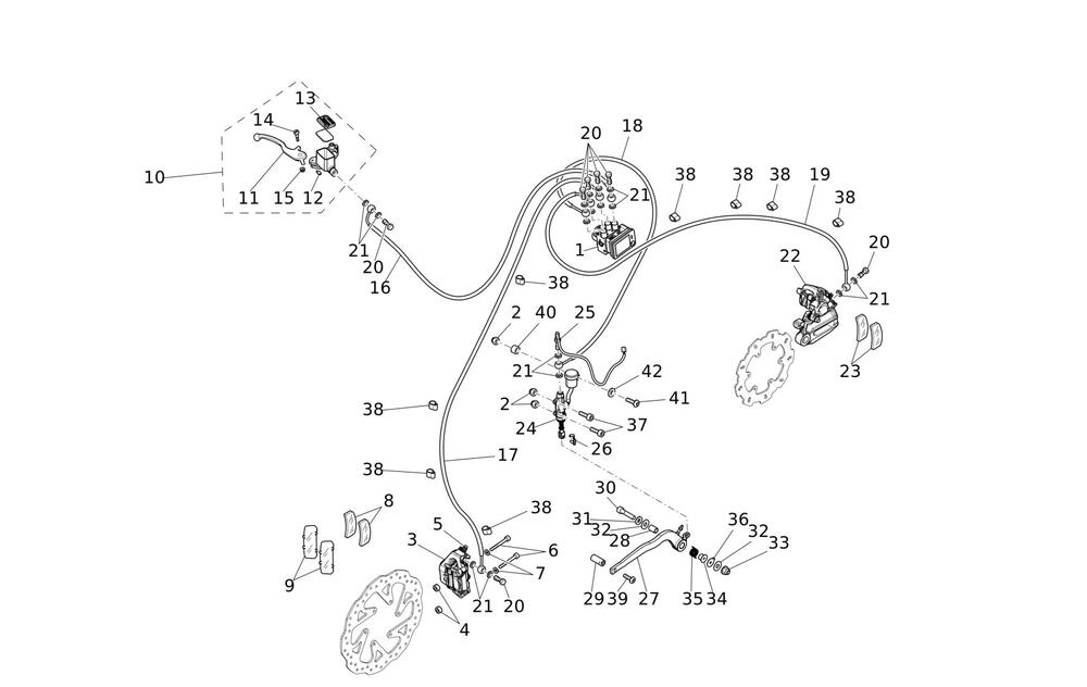 Caballero125MY24-Bremsanlage Bremssystem