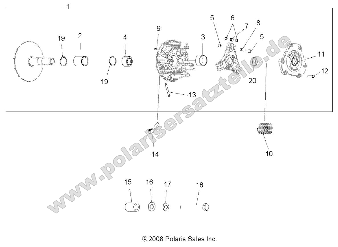Drive Train, Primary Clutch
