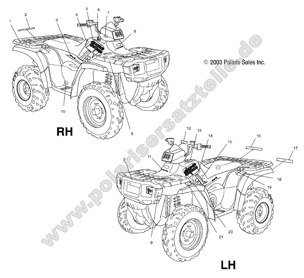 Decals (4987258725A10)