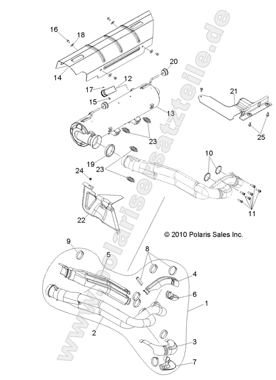 ENGINE, EXHAUST SYSTEM