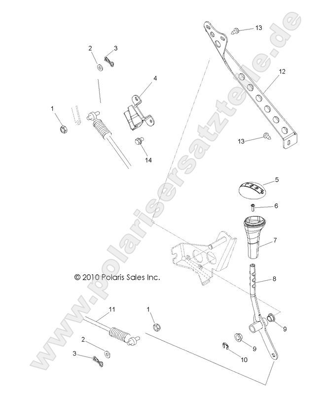 DRIVE TRAIN, GEAR SELECTOR