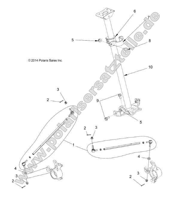 Steering, Steering Post Asm.