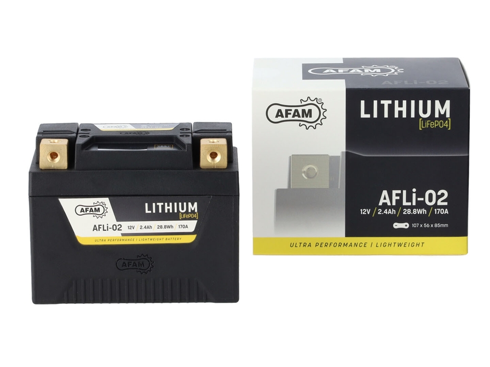 AFAM AFLi-02 Lithium Ionen Batterie 12V LiFePO4 (YTZ5S-BS YTZ5S YTZ7S YTZ6V YTX7L-BS LFP01 HJ01)