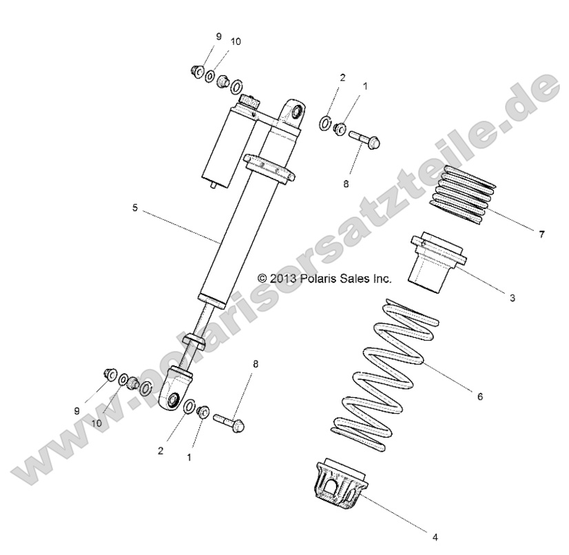 SUSPENSION, FRONT SHOCK MOUNTING