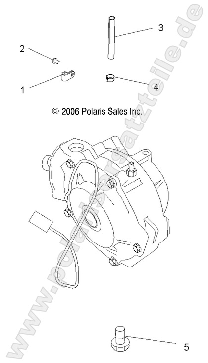 DRIVE TRAIN, FRONT GEARCASE MOUNTING