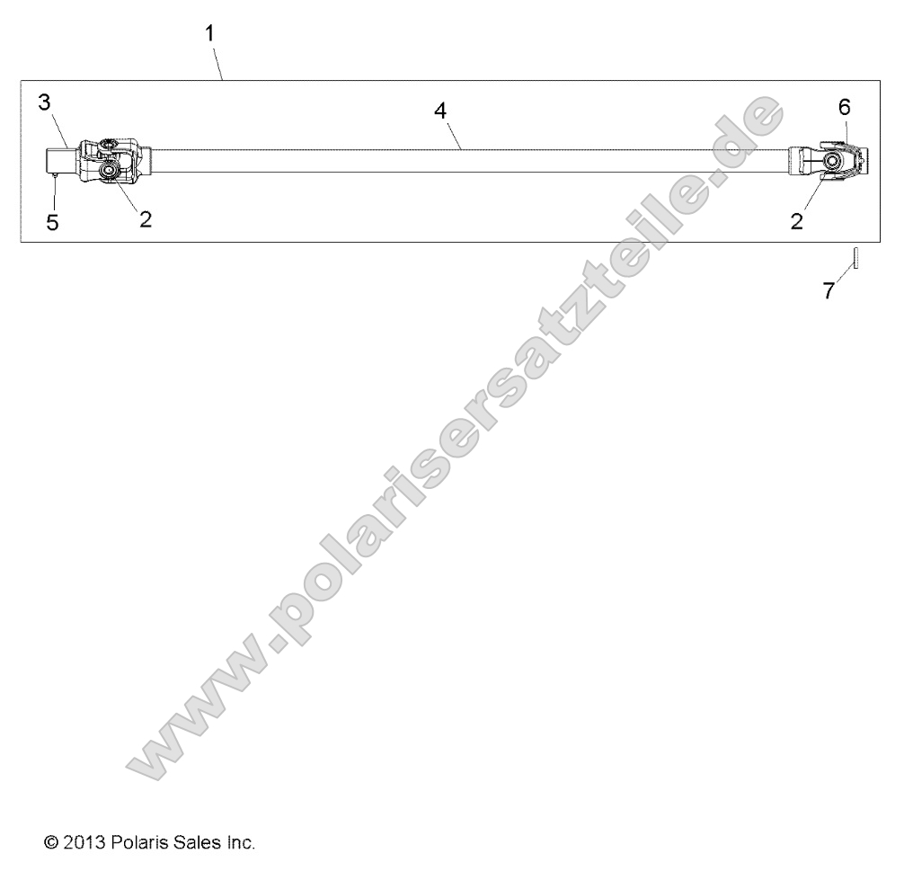 Drive Train, Front Prop Shaft