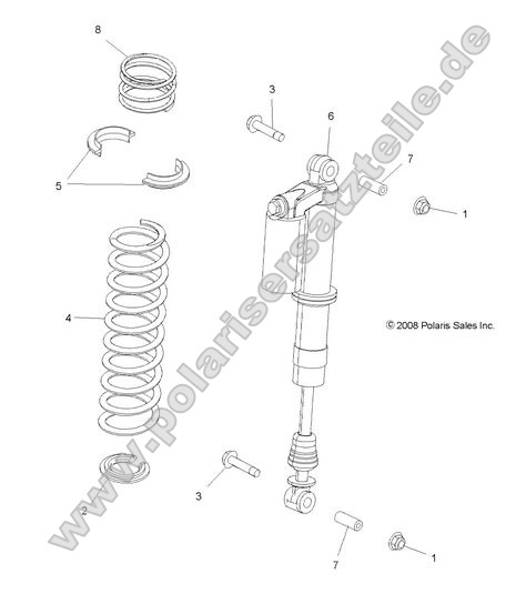 SUSPENSION, FRONT SHOCK MOUNTING