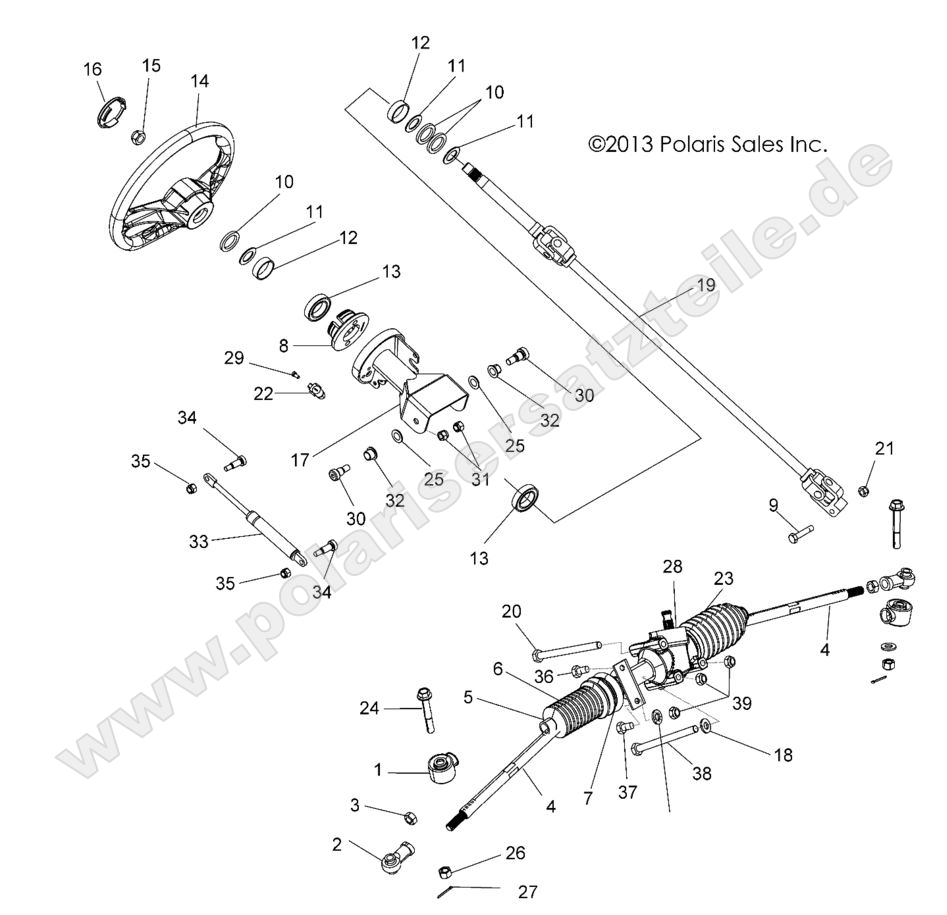 STEERING, STEERING ASM.