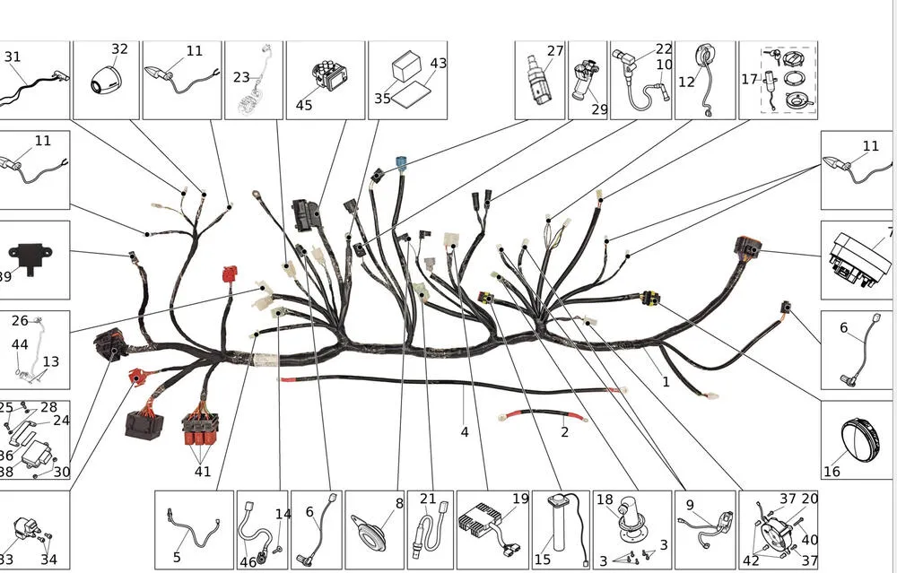 Caballero125MY24-Kabelbaum Kabelbaum
