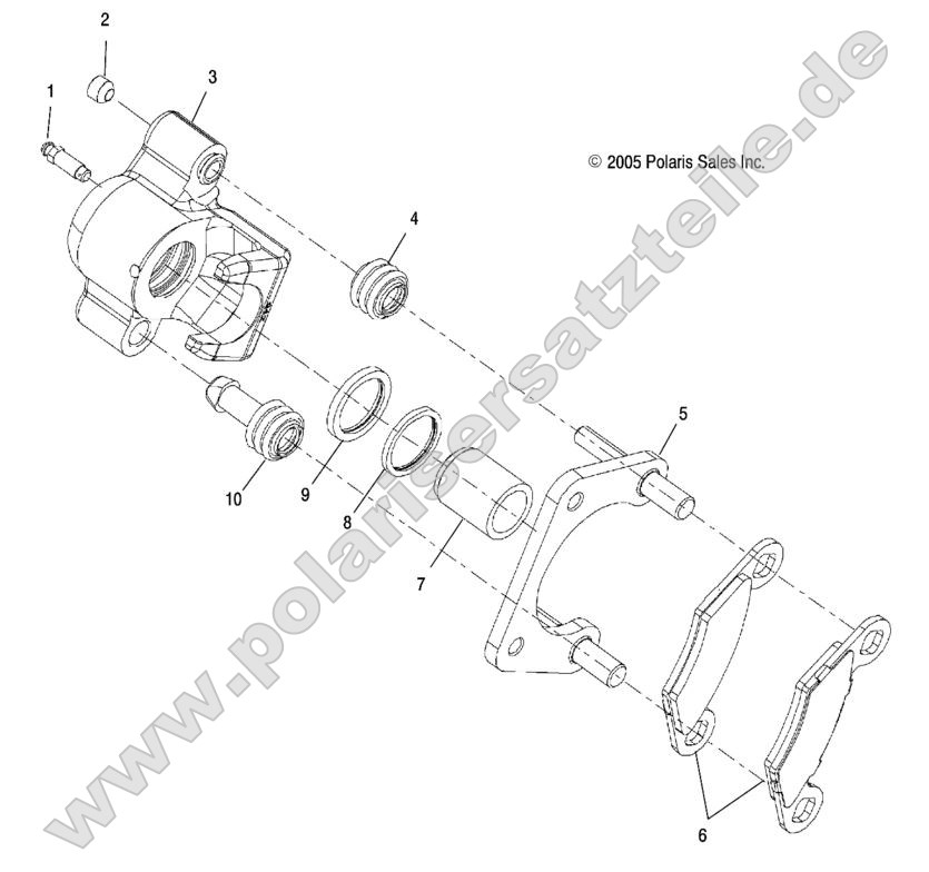 BRAKES, REAR CALIPER