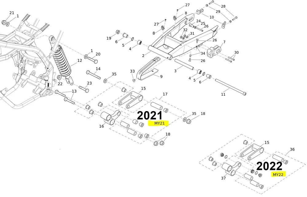 Fantic-XM-XE-50-2021-22-Schwinge Schwinge