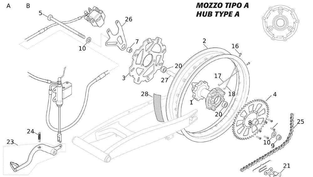Hinterrad Typ A - 2016