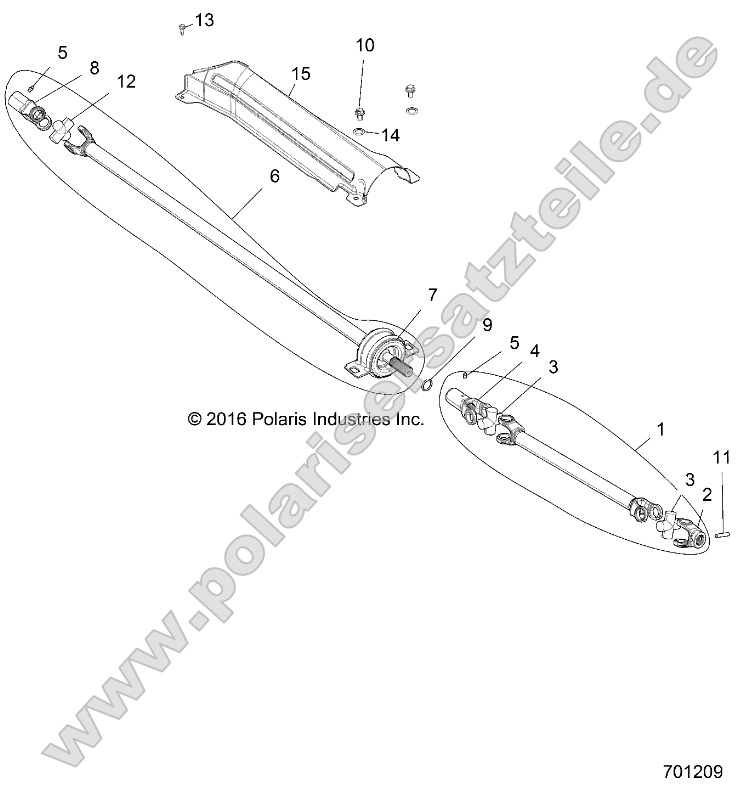 Drive Train, Front Prop Shaft