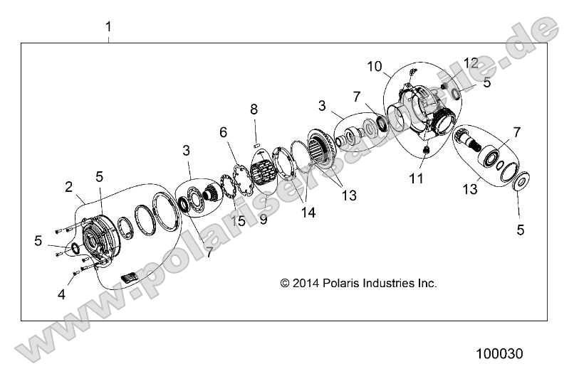 Drive Train, Front Gearcase Internals